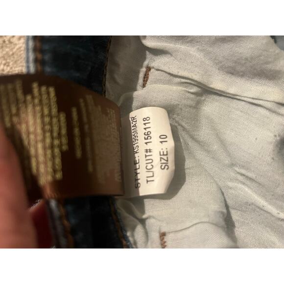 KUT from the Kloth Kat High Rise Distressed Denim Shorts Women’s 10 - Picture 4 of 7